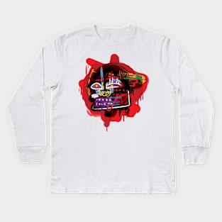 Expresionismo Abstracto Kids Long Sleeve T-Shirt